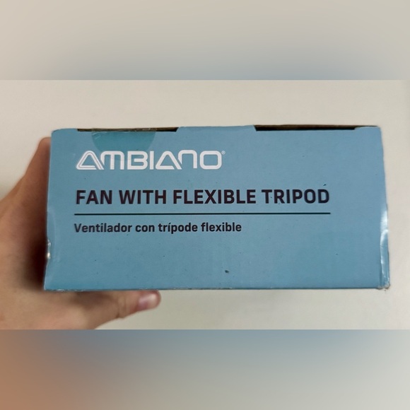 Ambiano Blue Fan with Flexible Tripod New in Box - Picture 5 of 5